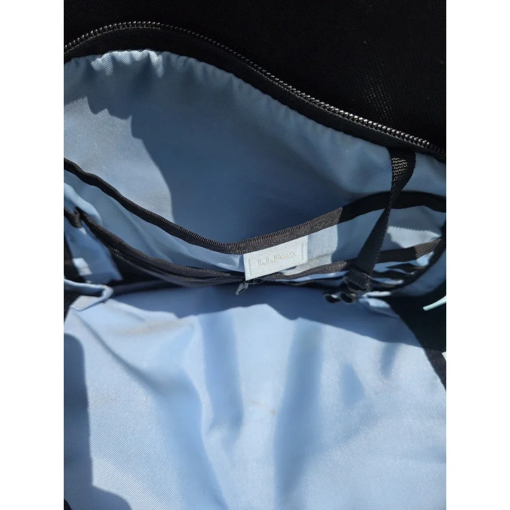 L.L. Bean Black Nylon Laptop/Travel Bag Multiple Compartments Shoulder Strap